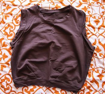 Crop Top Marron