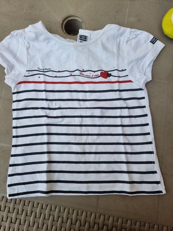 Tee-shirt fille manche courte 5 ans