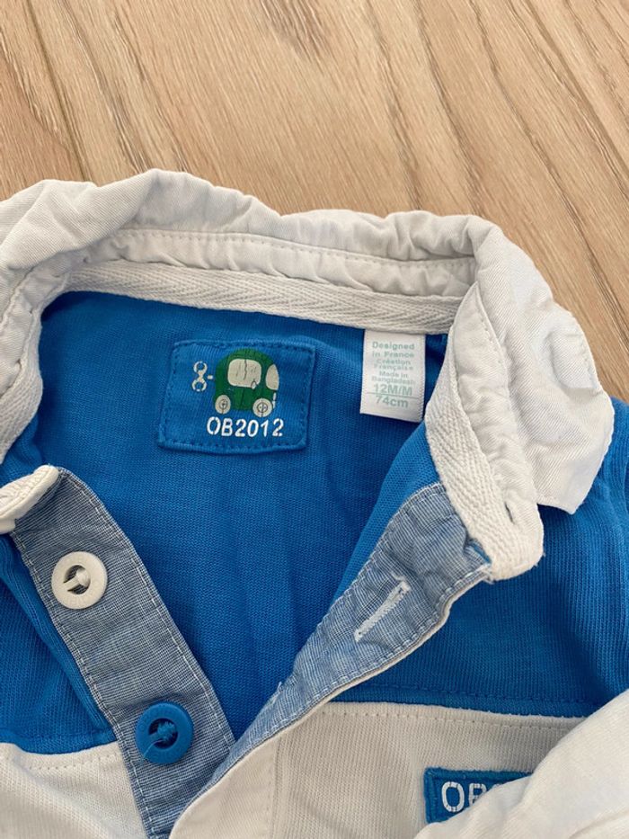 Lot de 3 t-shirts manches longues 12 mois obaibi - photo numéro 3