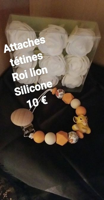 Attaches tétines silicones 