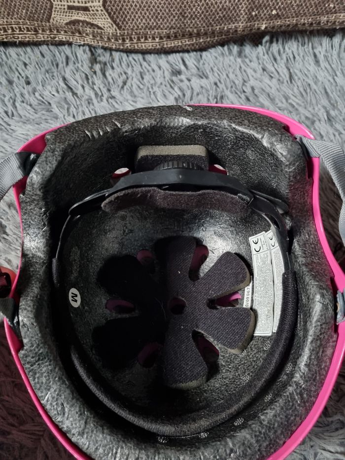 Casque de protection fuchsia Chok taille M (vélo,skate,roller) - photo numéro 7