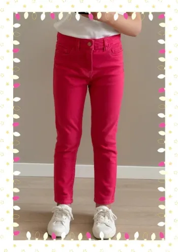 Jean slim rose petit bateau enfant fille taille 10 ans