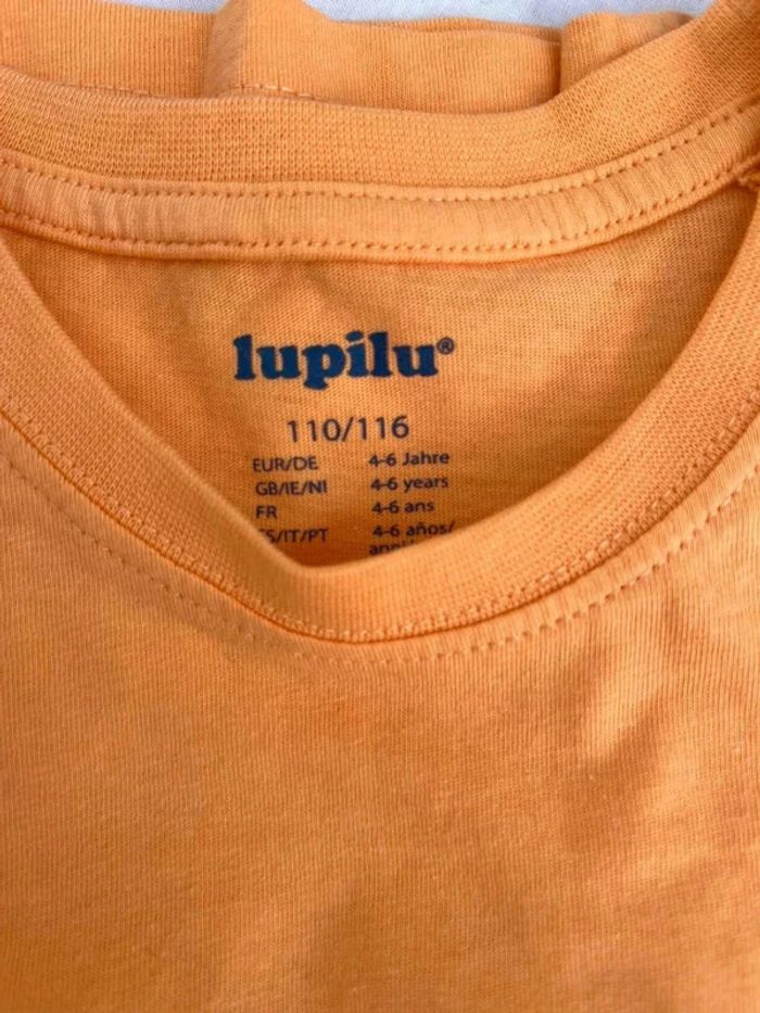 T shirt orange taille 4/6 ans - photo numéro 4