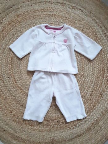 Ensemble pull et pantalon velours Tout Simplement 1 mois