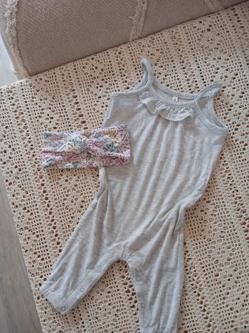 Combinaison + bandeau fille