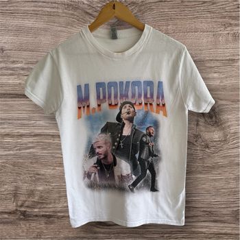 T-shirt manches courtes blanc Matt pokora m.pokora épicentre tour 2024/2025 taille 36 S