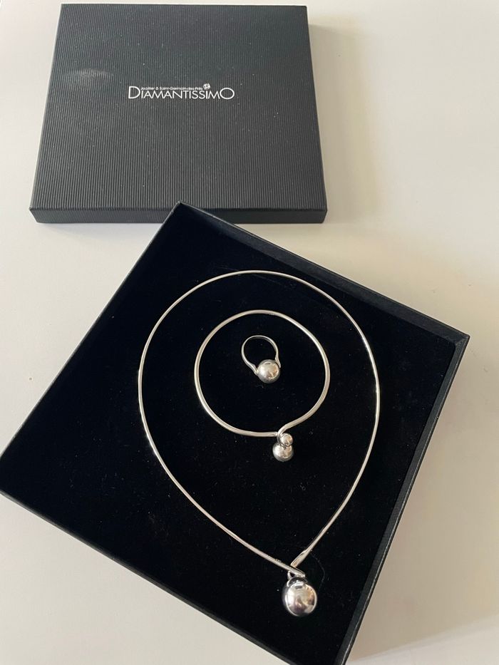 Parure bijoux en argent