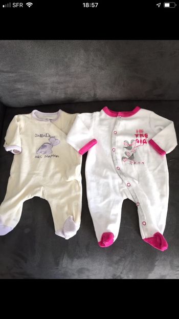 Lot deux pyjama