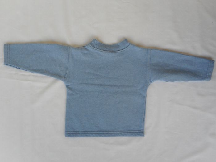 Sweat molletonné bleu - 12 mois - photo numéro 3