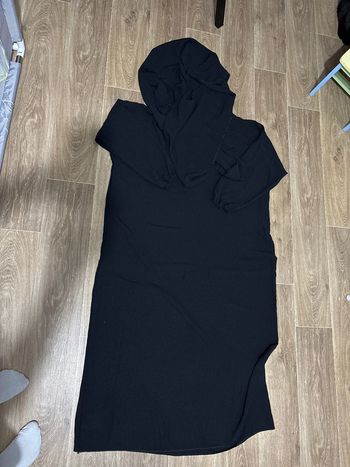 Robe abaya voile intégré