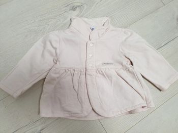 Veste printemps fille 6 mois p'tit bisou rose