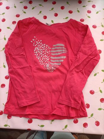 Tee-shirt ML rose