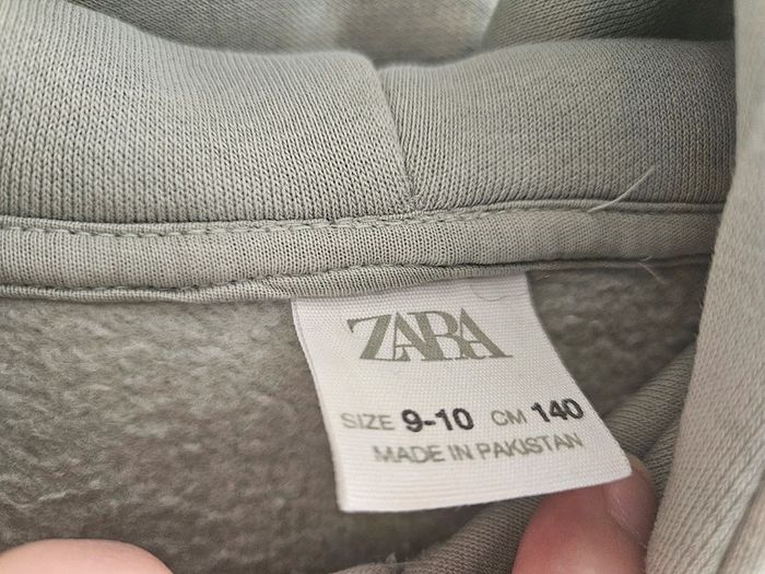 Sweat vert fille zara 9 10 ans - photo numéro 4
