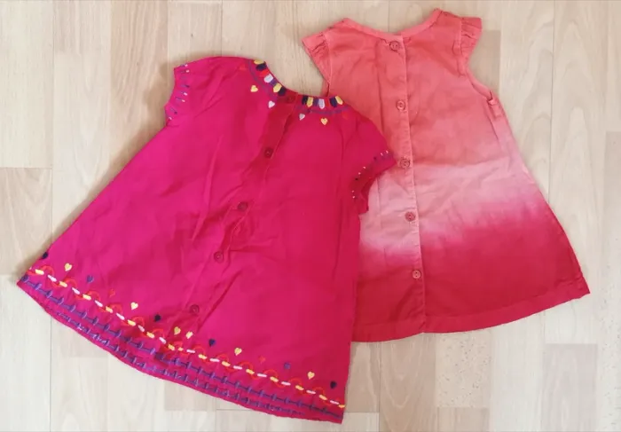Lot de 2 robes Dpam 3 mois - photo numéro 3