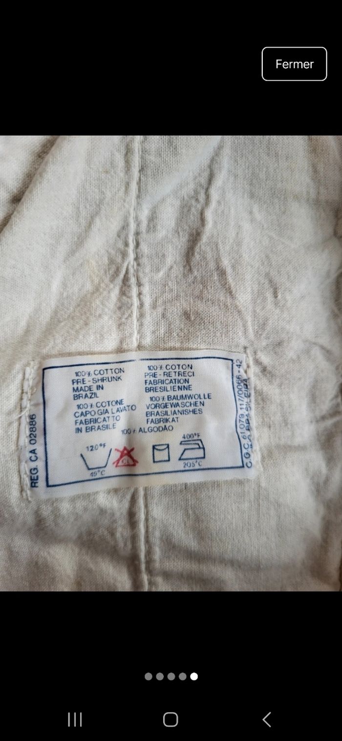 Veste en jean fait main Peter Pan - photo numéro 5