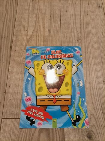 Joli bloc de coloriages Bob l'éponge