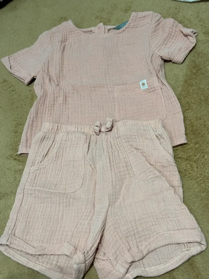 Ensemble léger rose pale