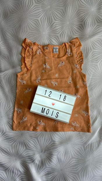 Débardeur fille 12/18 mois