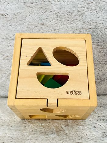 Cube Éveil Formes Bois MyToys