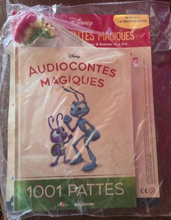 Num36neuf Livre et figurine collection audiocontes Magiques Altaya édition disney