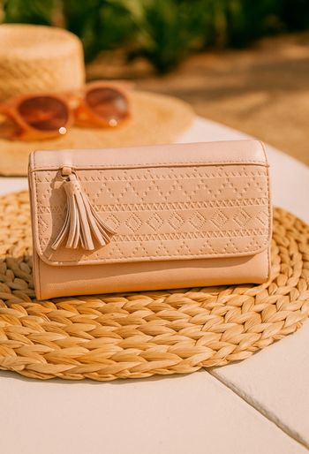 Portefeuille beige - Gémo
