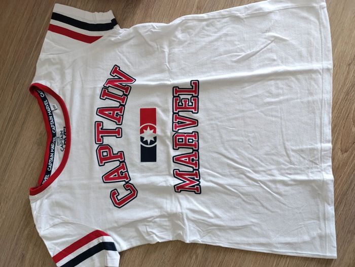 T-shirt manches courtes Captain Marvel 14 ans - photo numéro 4