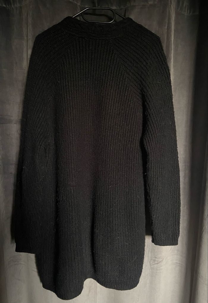 Cardigan long ouvert chaud - photo numéro 4