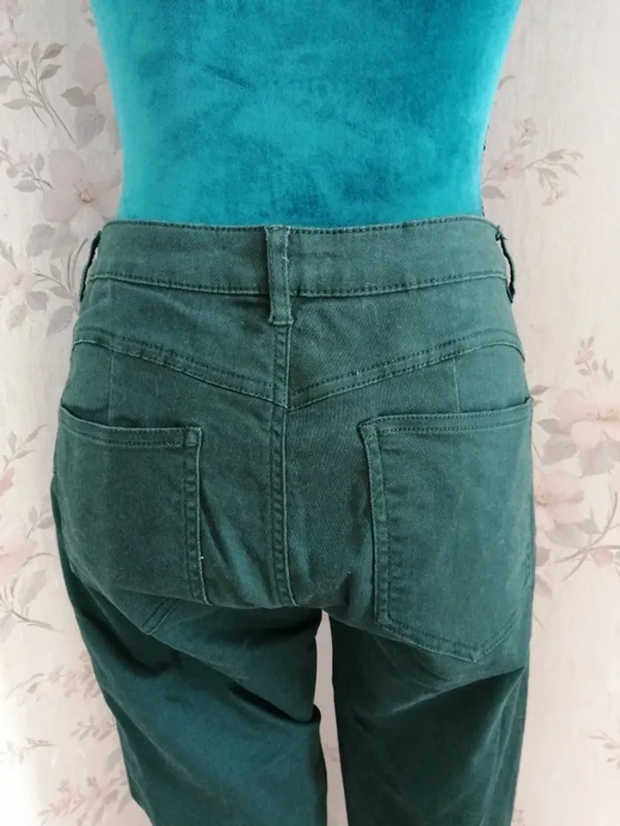 Pantalon skinny push up vert foncé / terranova / (42) - photo numéro 8