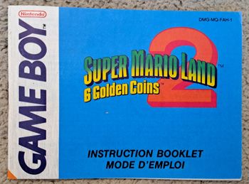 🎮 Notice Super Mario Land 2 Nintendo Gameboy GB