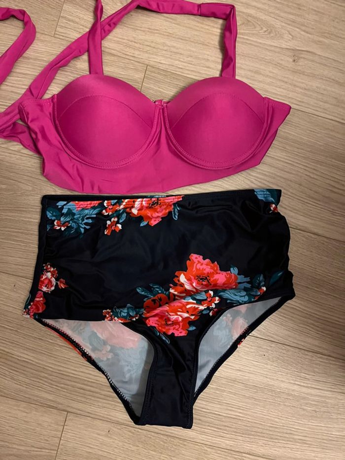 Ensemble maillot de bain bikini femme taille s ava Harris