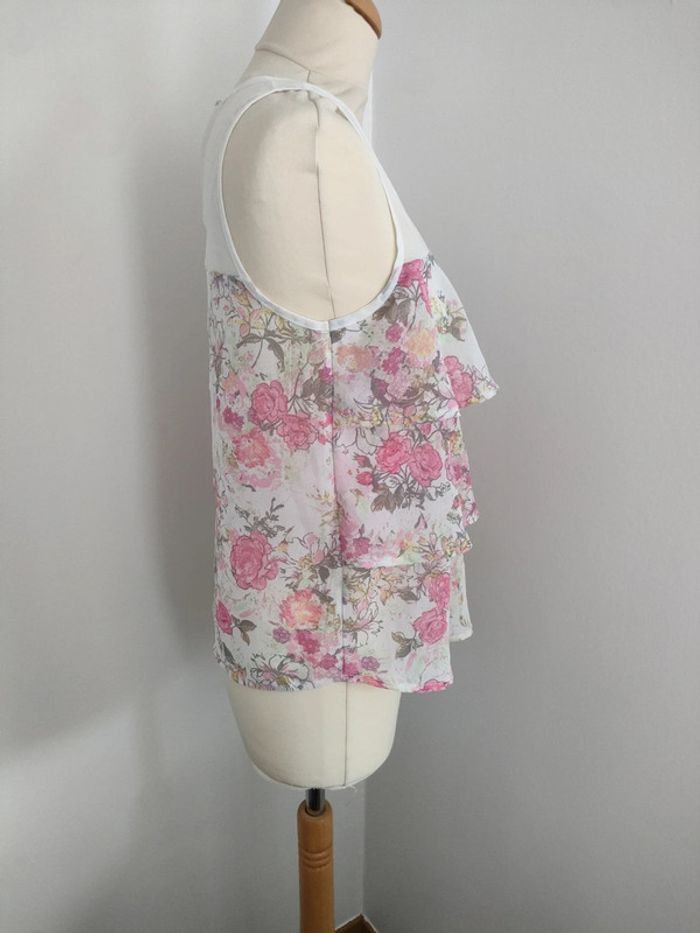 blouse sans manche en voile S - photo numéro 3