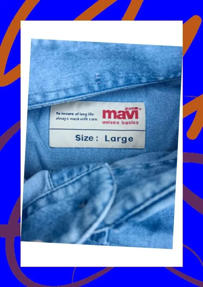Chemise en jean L Mavi - photo numéro 4