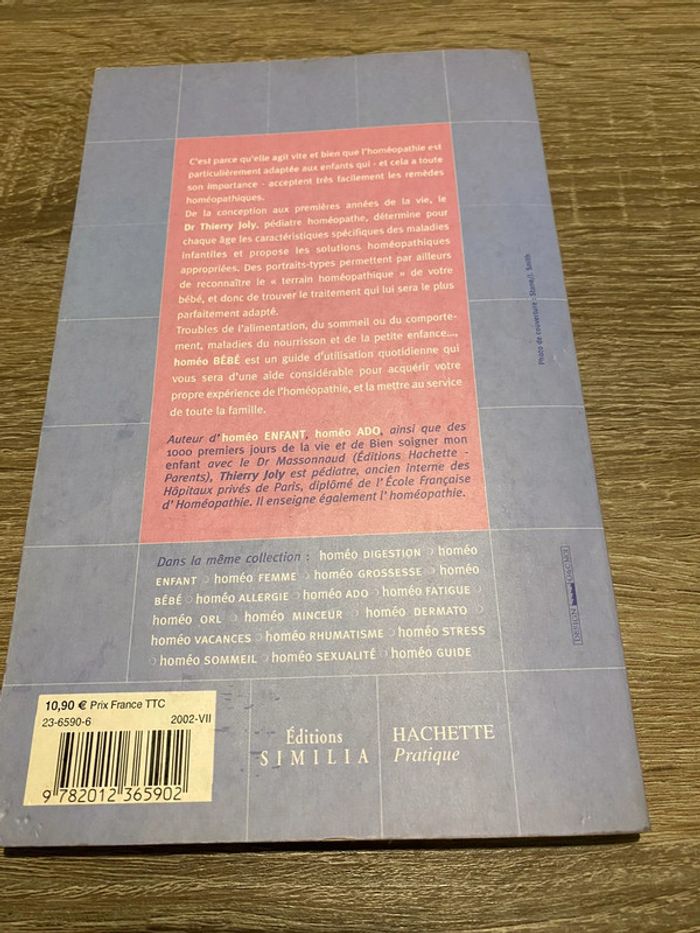Livre homéopathique Bébé Hachette - photo numéro 2