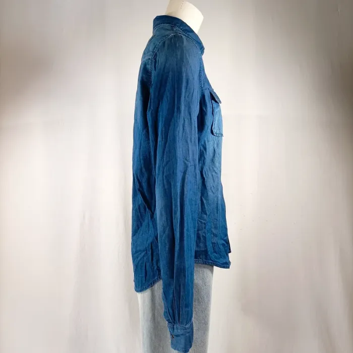 Chemise à manches longues jeans - IKKS - M A1252 - photo numéro 5