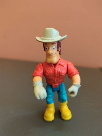 figurine fermier vintage