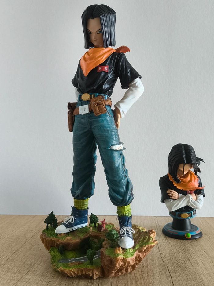 Figurine Android C 17 Dragon Ball Z Diorama 30CM - photo numéro 3