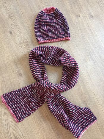 Ensemble bonnet et écharpe