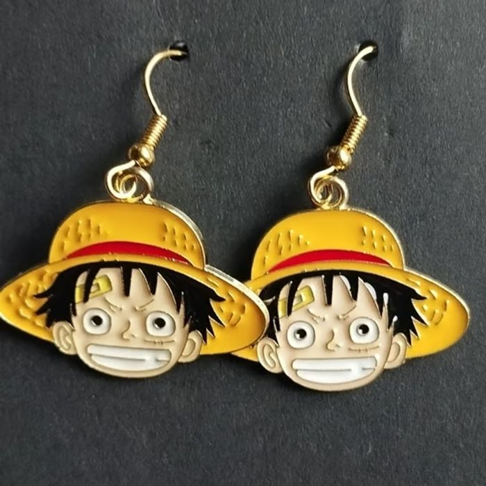ONE PIECE - Boucles d'oreilles Luffy - photo numéro 2