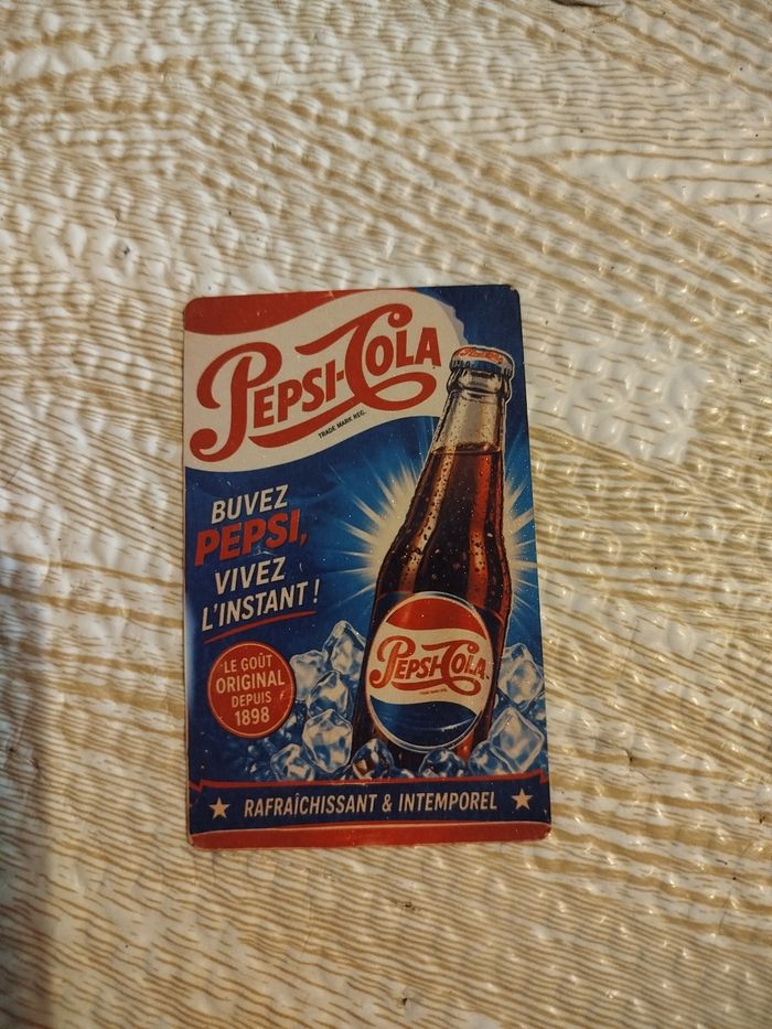 Plaque publicitaire motif pepsi neuf - photo numéro 4