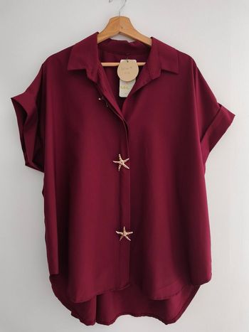 Chemise bordeaux