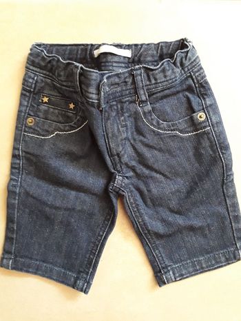 Bermuda en jeans fille 2 ans 3SUISSES TBE