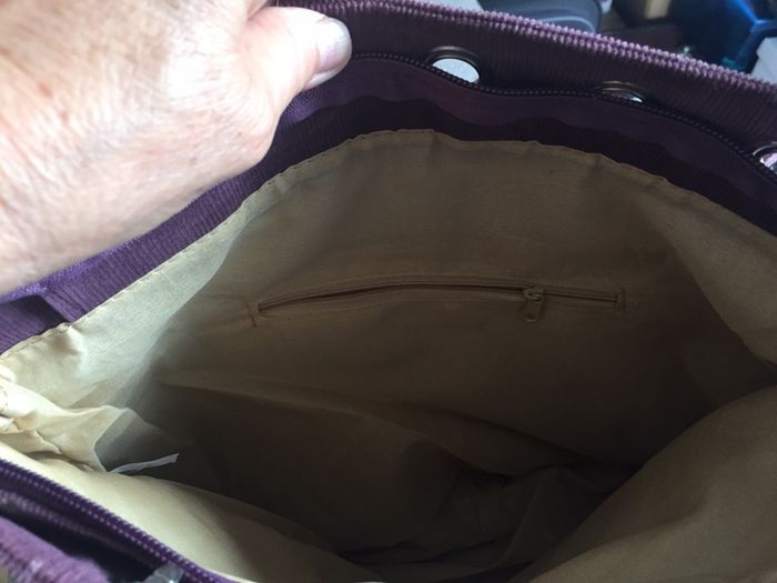 Sac Velours Neuf Ludivine Violet - photo numéro 4