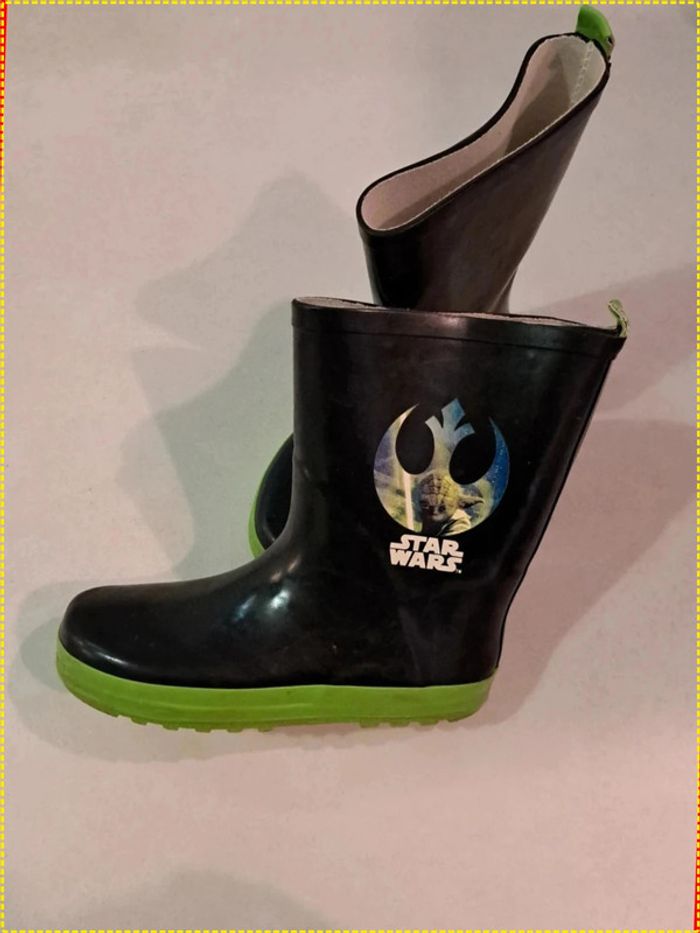 Bottes pluie enfant Starwars Yoda 34/35