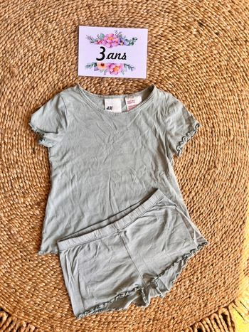 Pyjama été h&m 3 ans