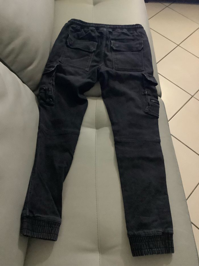 Pantalon type cargo slim noir Taille XS marque FSBN - photo numéro 5