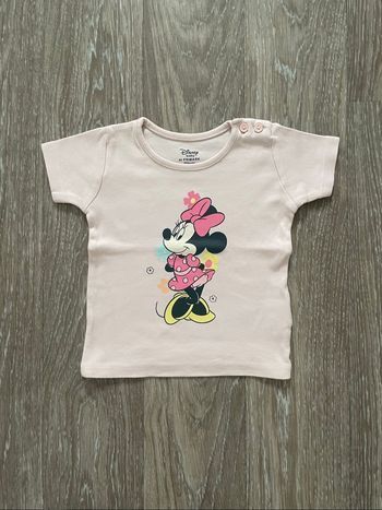 T-shirt rose Minnie 9 mois