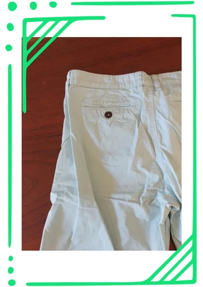 Short Chino Brice bleu ciel taille 40 - photo numéro 5