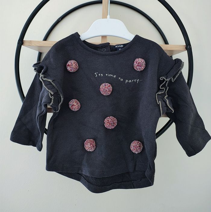 9 mois pull sweat pompom kiabi
