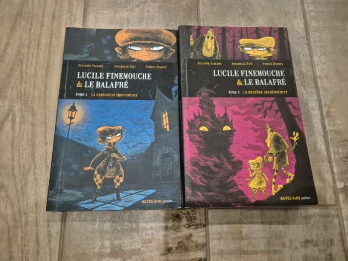 Lot de 2 romans Lucile Finemouche & le balafré tomes 1 et 2