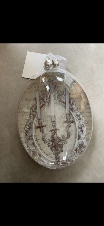 Boule de Noël Chandelier Mathilde M